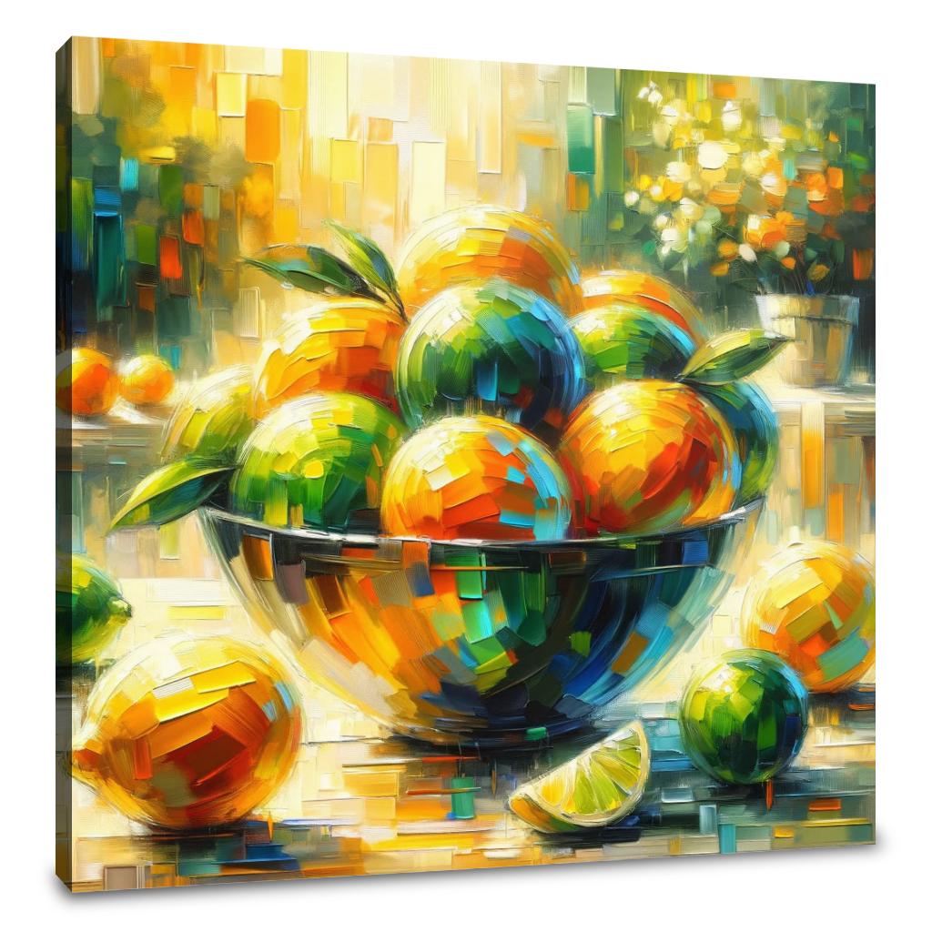 Citrus Symphony Canvas