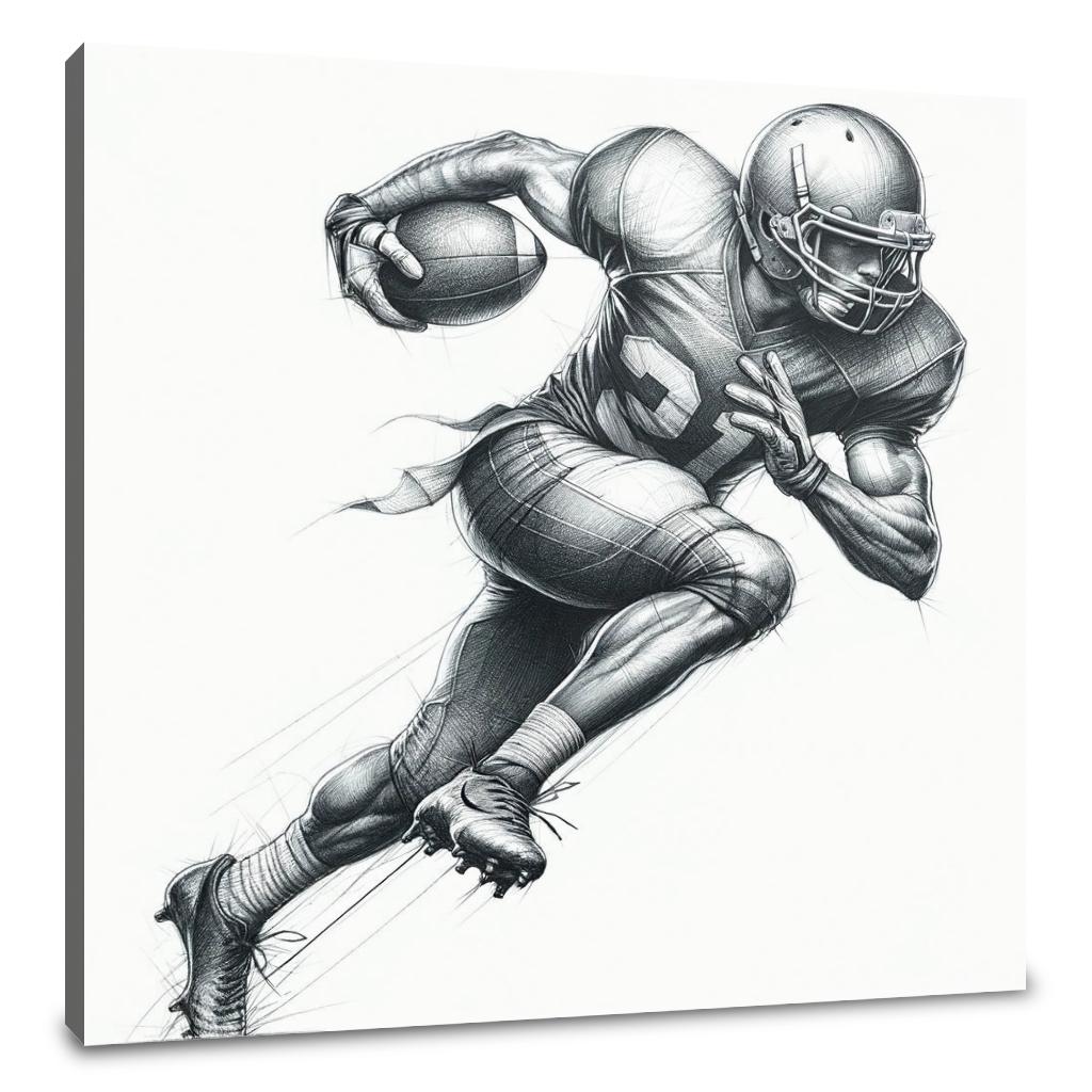 Agile Football Sketch Canvas