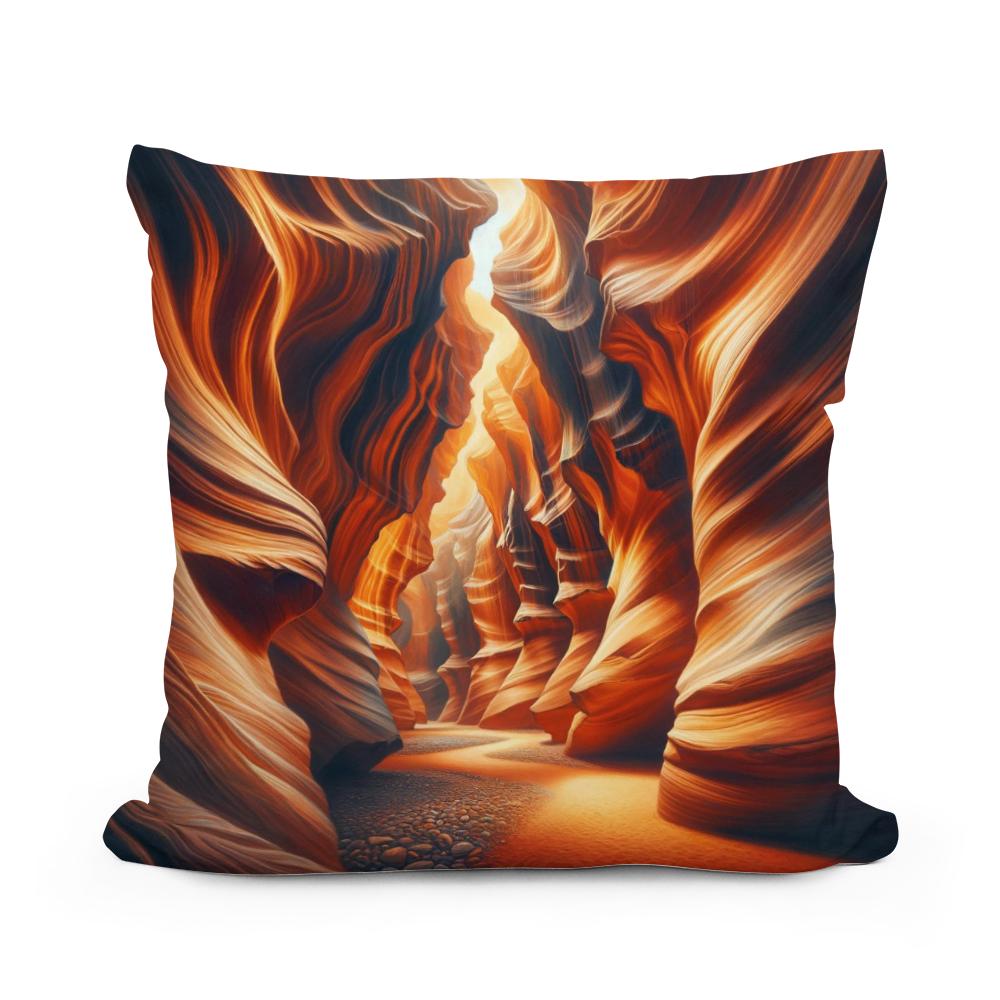 Canyon Passageways Cotton Cushion