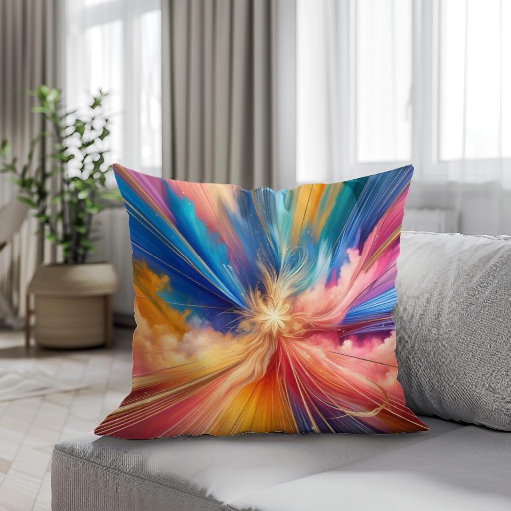 Vivid Harmony Cotton Cushion