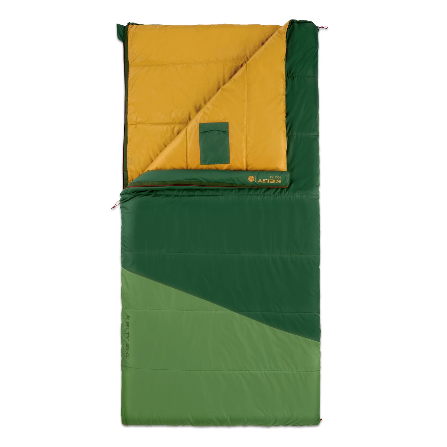 Kelty Solstice 40°F (4°C) Synthetic Sleeping Bag - One Size - Black Forest