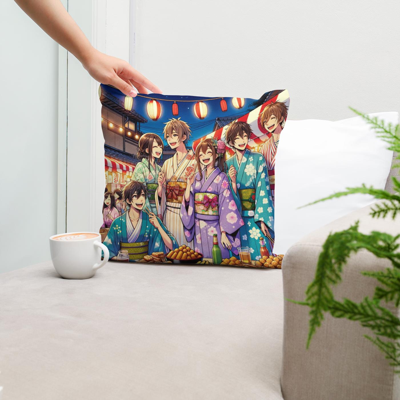 Summer Festival Magic Cotton Cushion