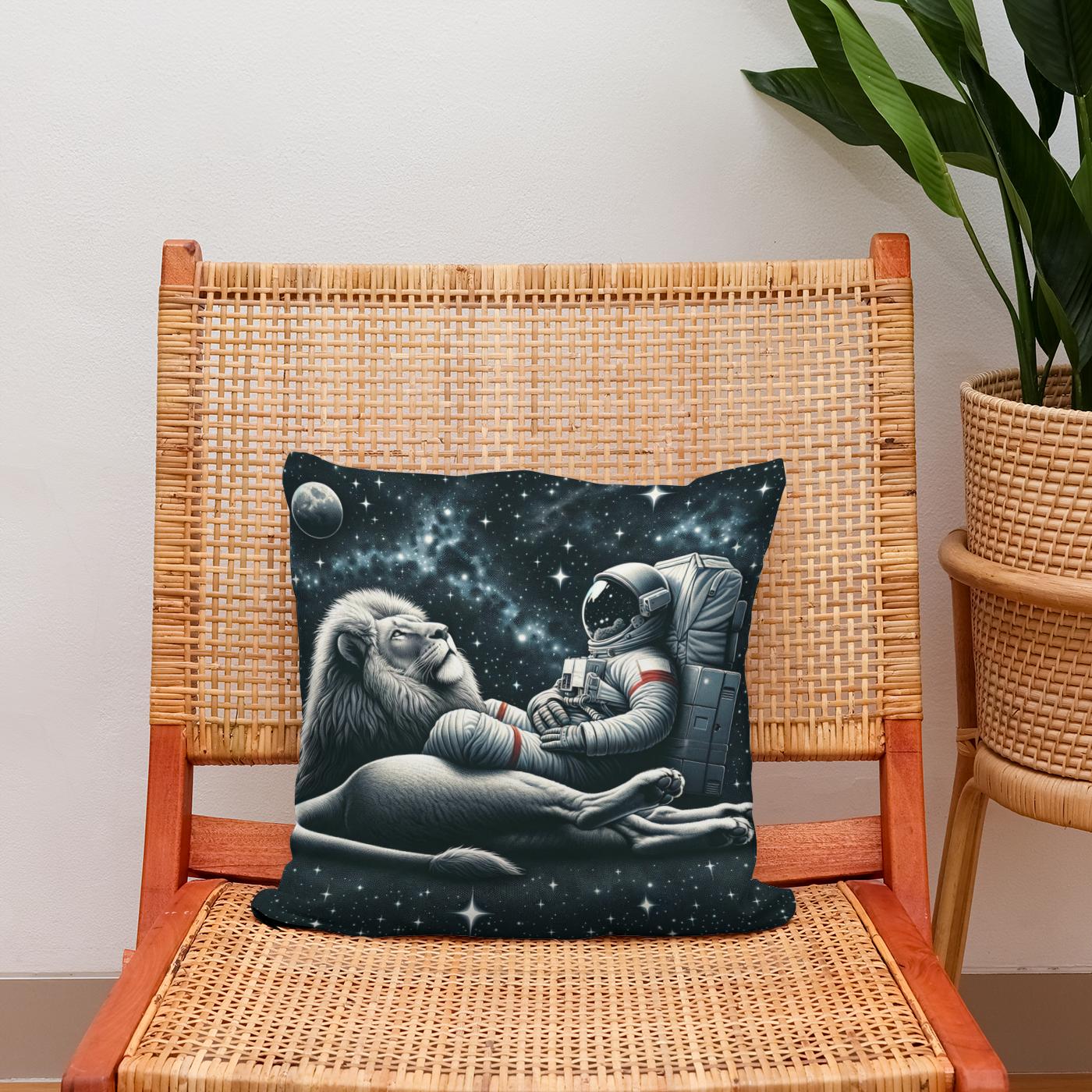 Stellar Safari Dreams Cotton Cushion