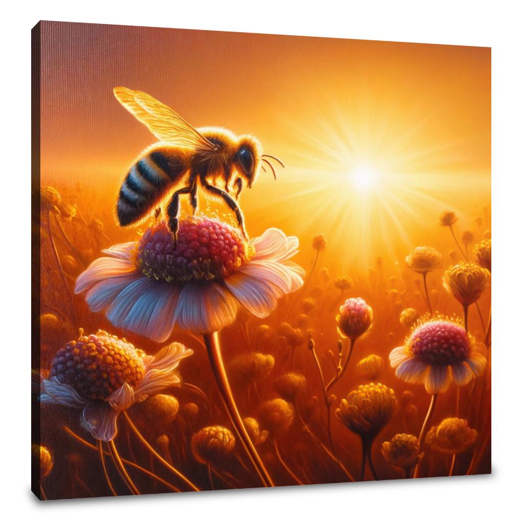 Sunset Journey Bee Canvas