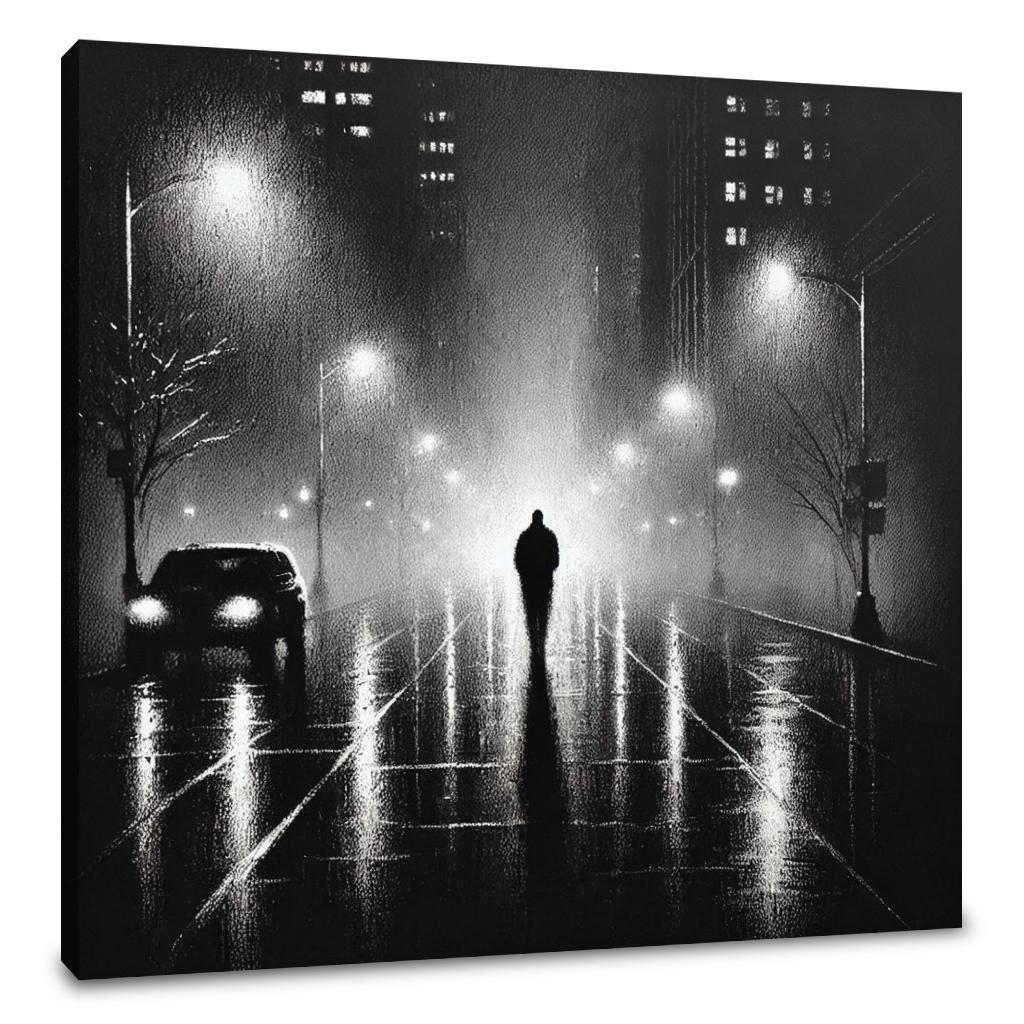 Urban Solitude Canvas