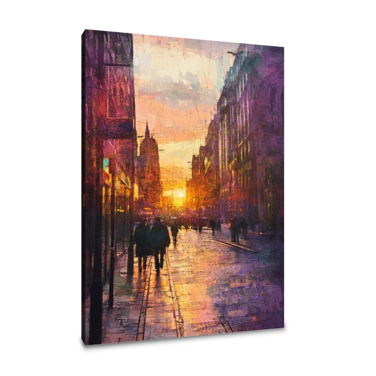 Hardman Street Sunset Canvas