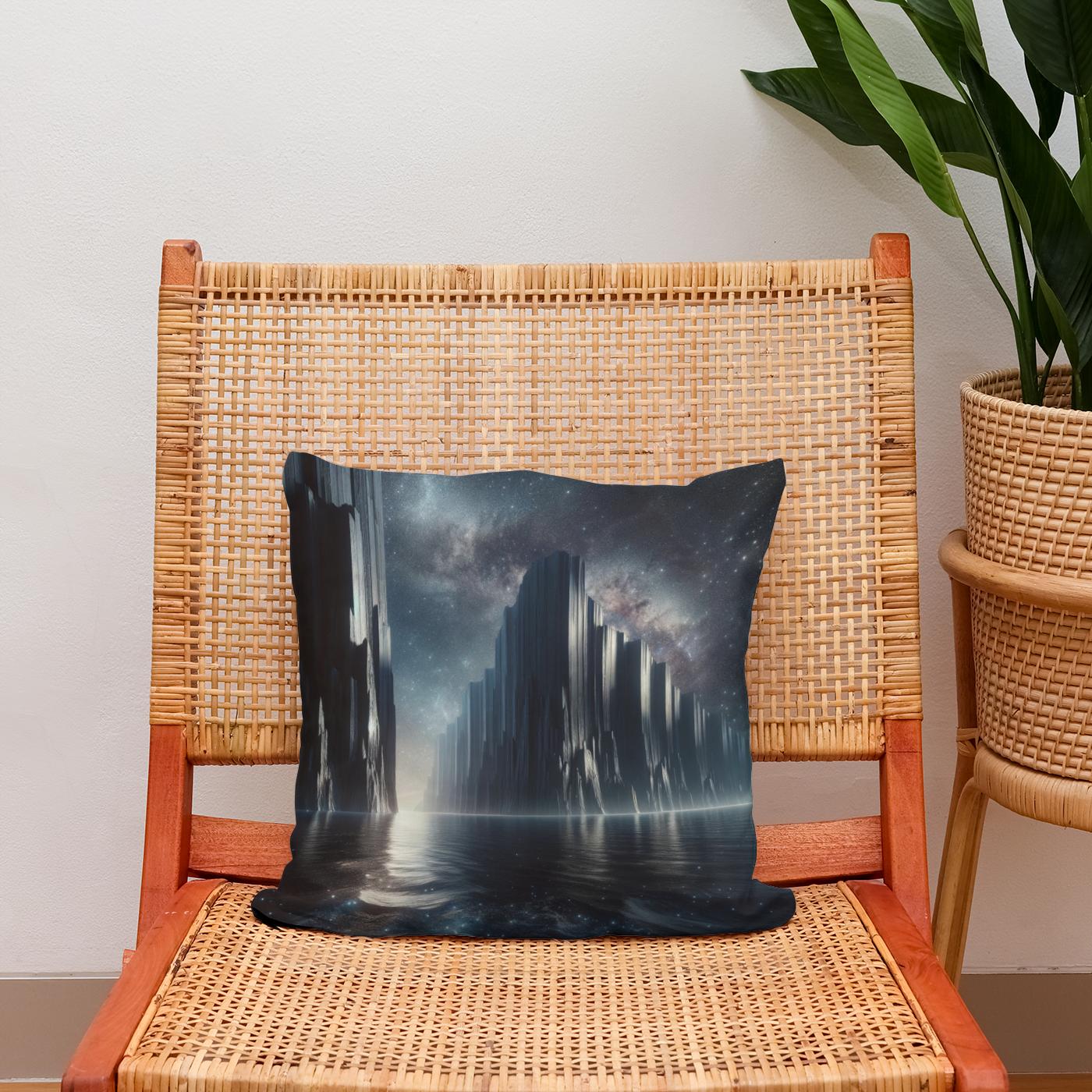 Cosmic Cliffs Cotton Cushion
