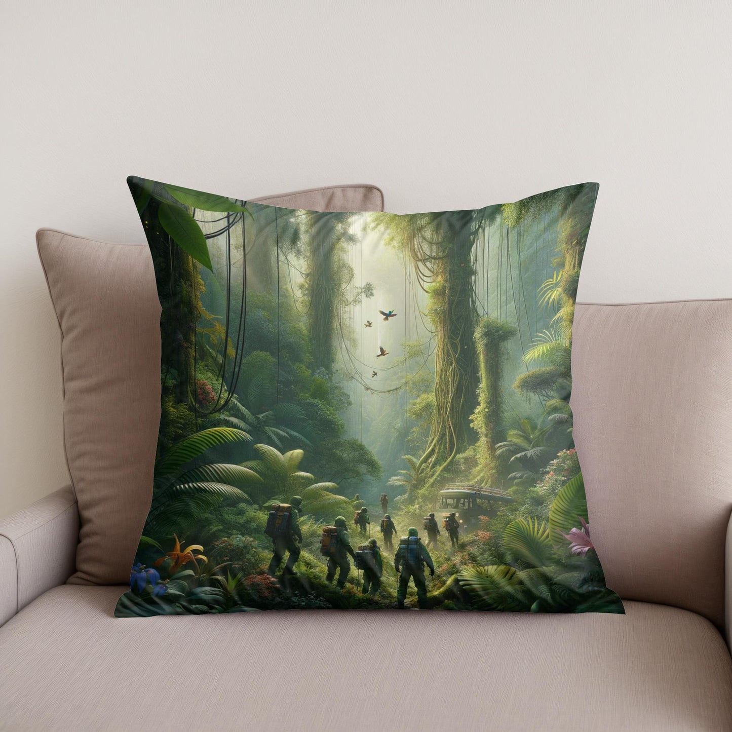 Rainforest Quest Cotton Cushion