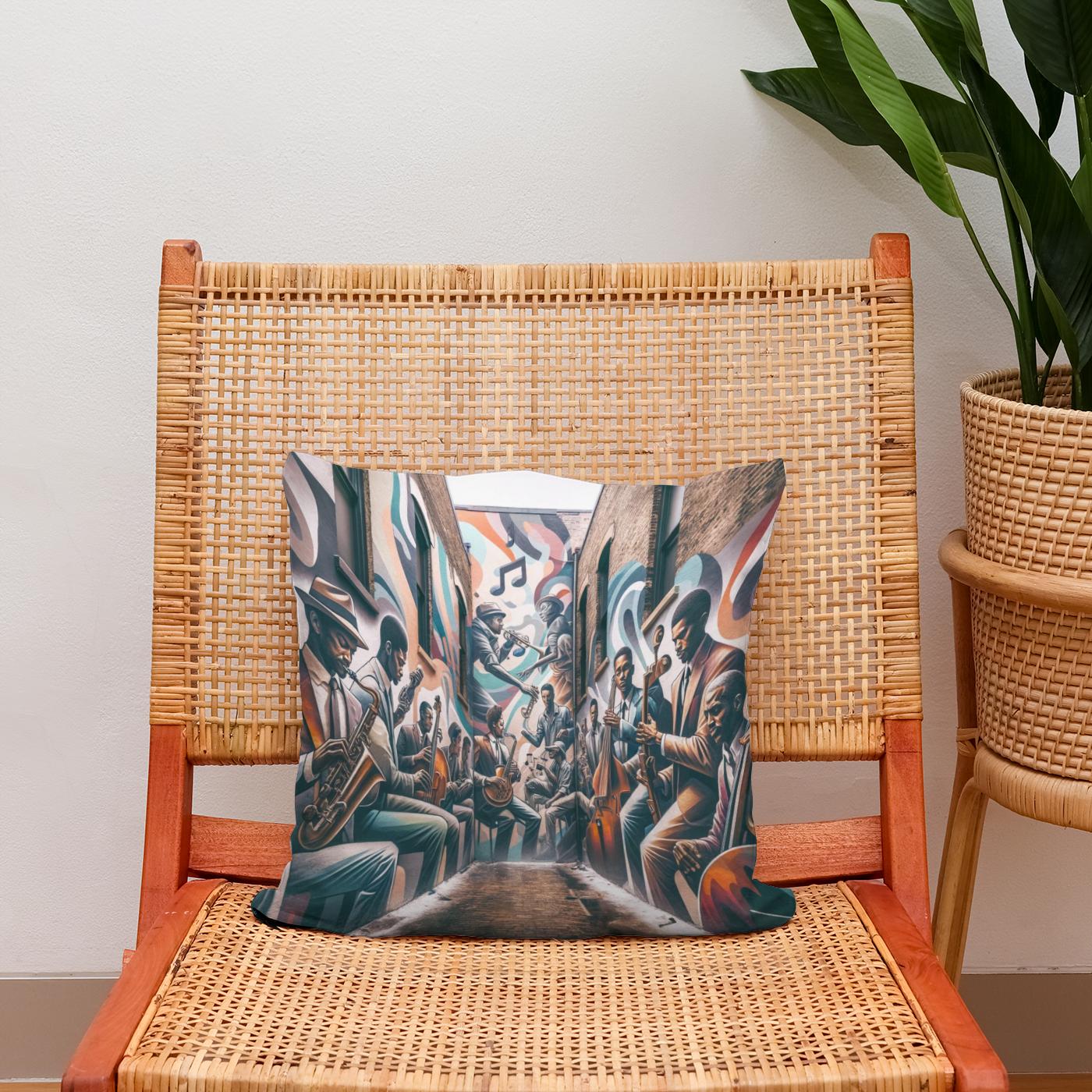 Melodic Alley Cotton Cushion