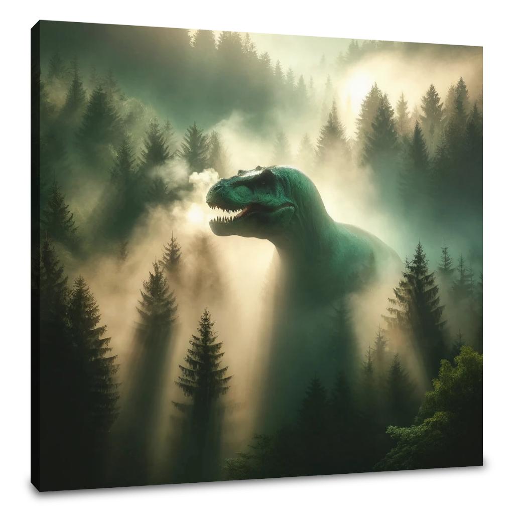 Misty Dawn T. Rex Canvas