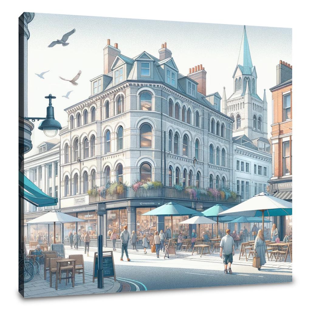 Above Bar Street Canvas