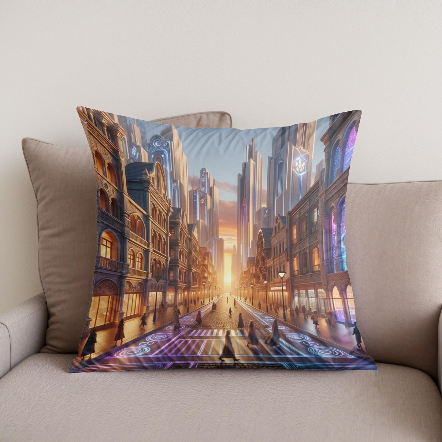 Dusk Fusion Boulevard Cotton Cushion