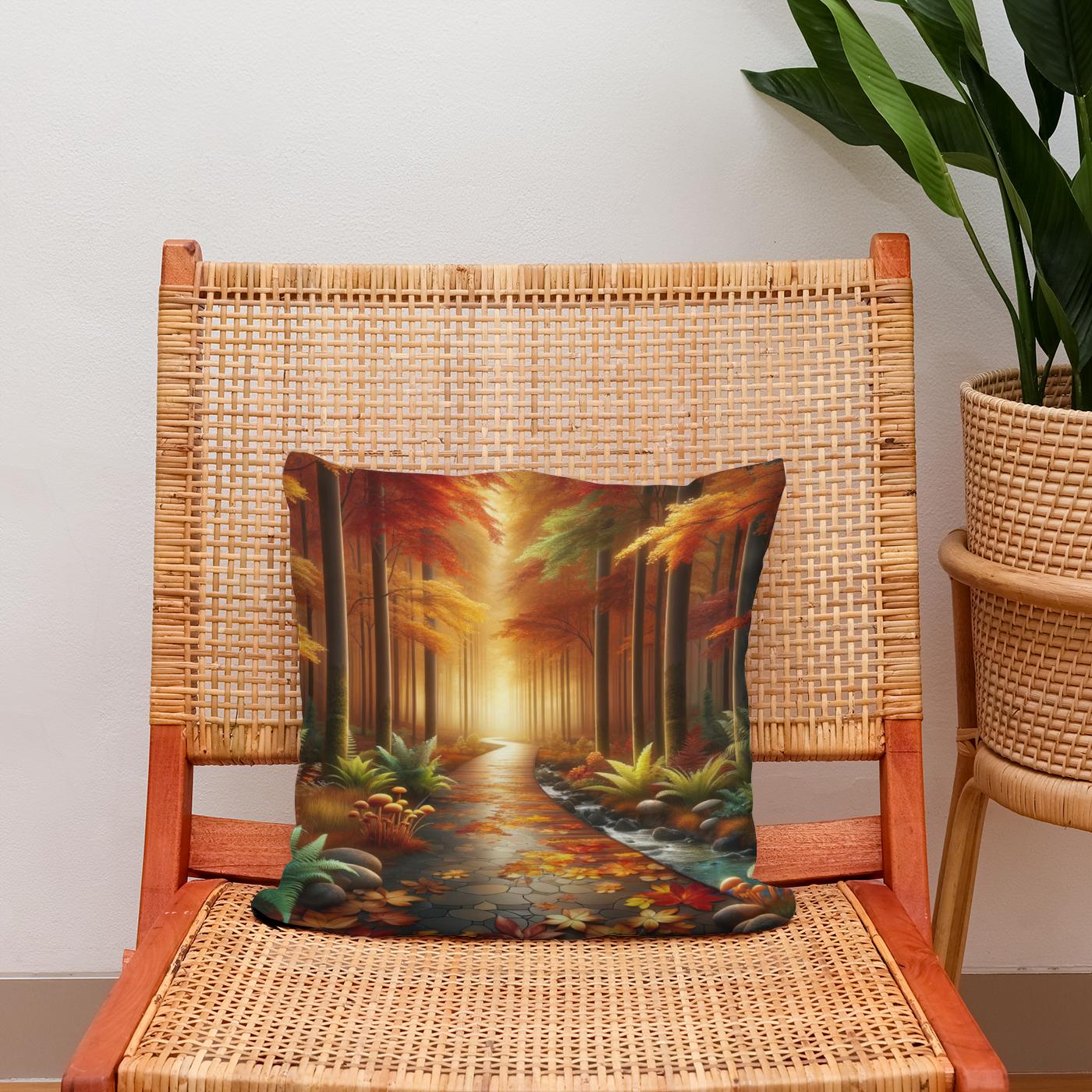 Ethereal Forest Cotton Cushion