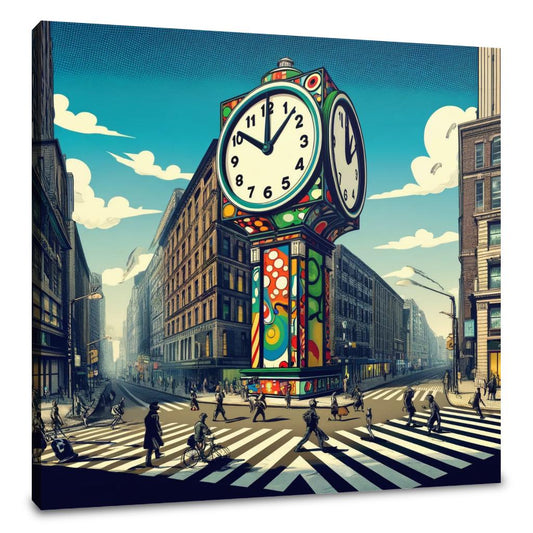 Time's Whimsy Avenue Canvas