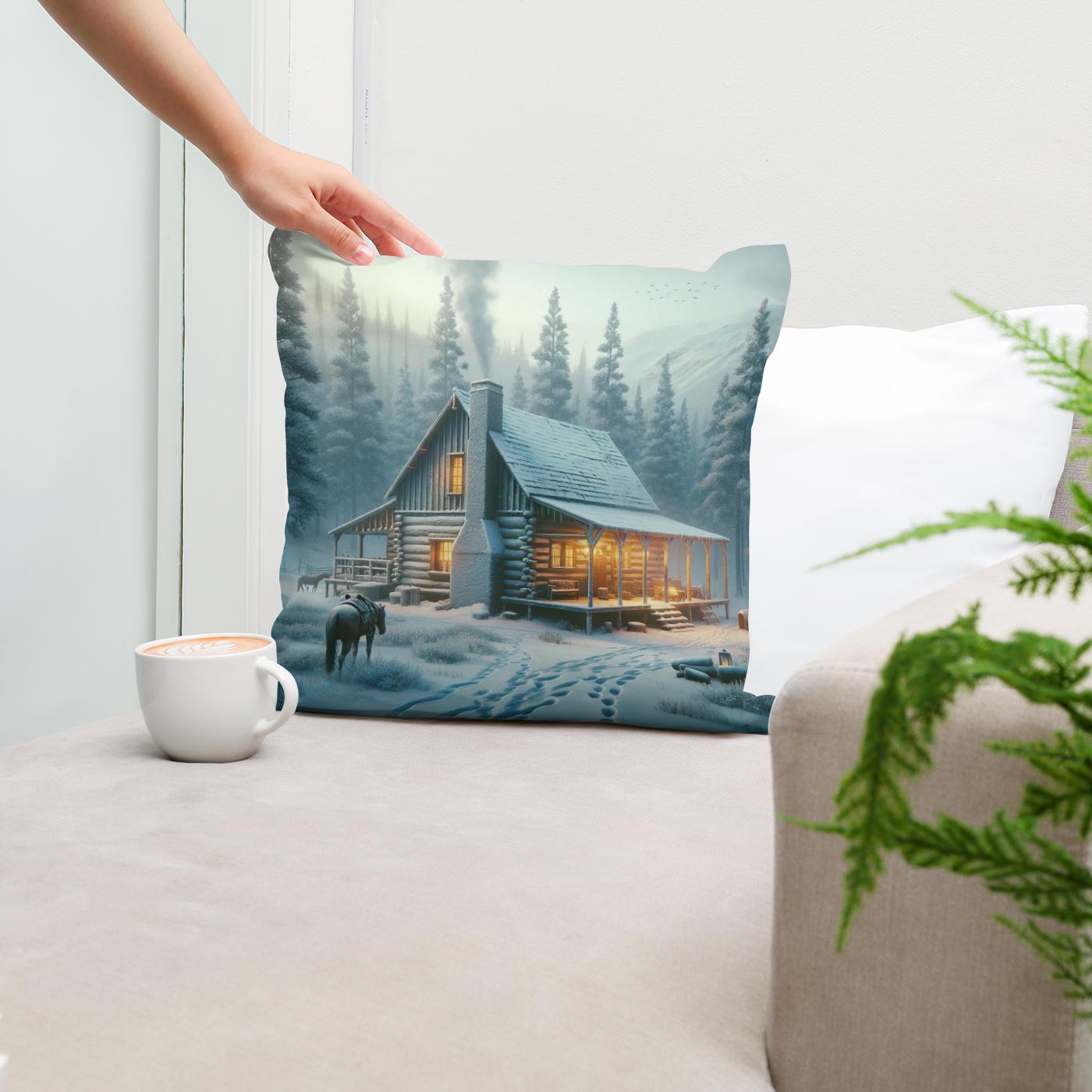 Whispering Pines Cotton Cushion