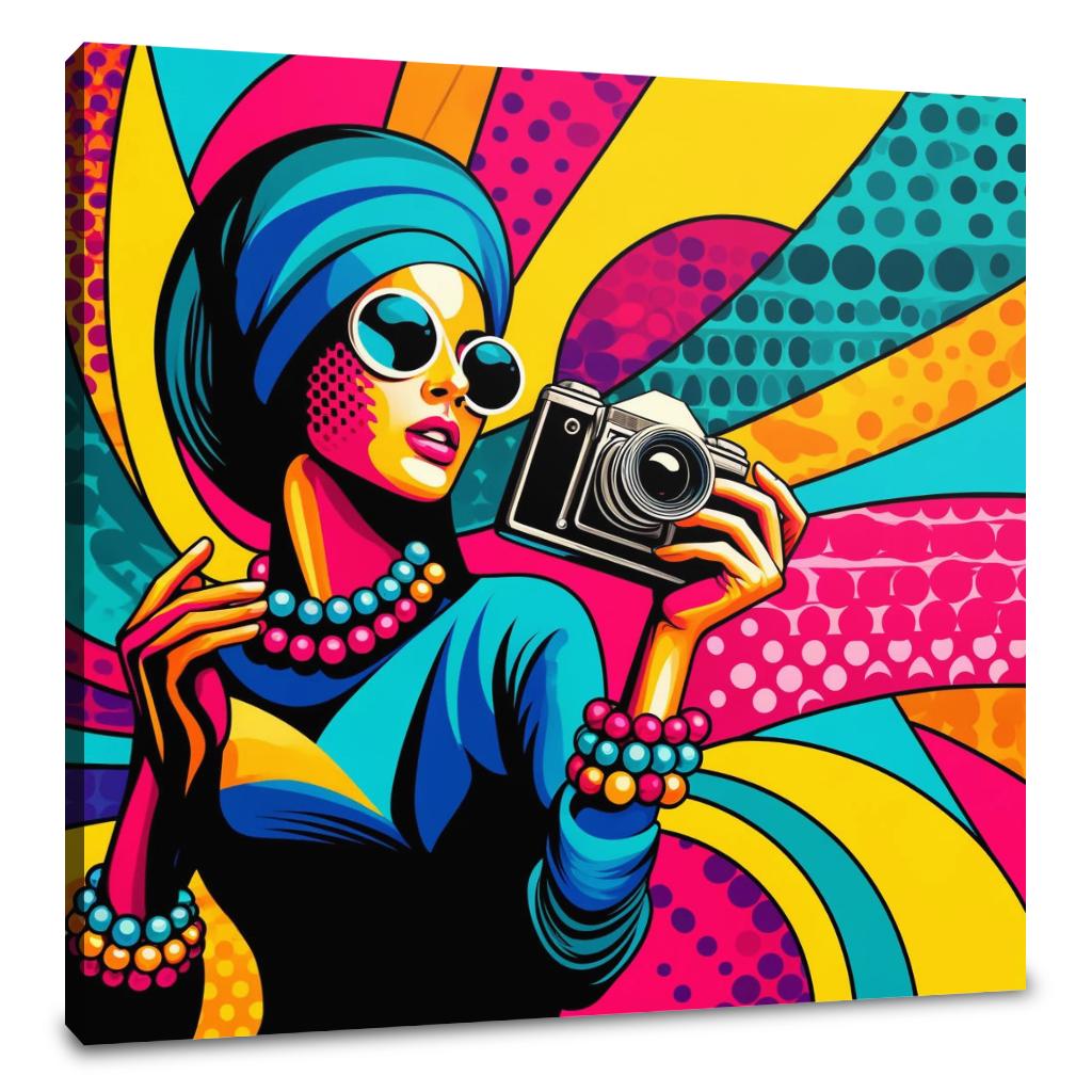 Radiant Retro Canvas