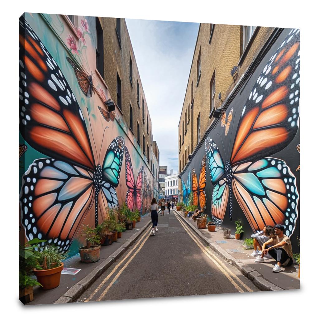 Butterfly Lane Canvas