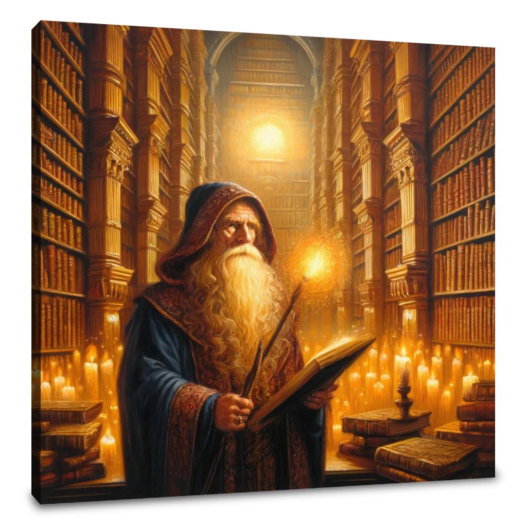 Scholarly Magic Library Canvas