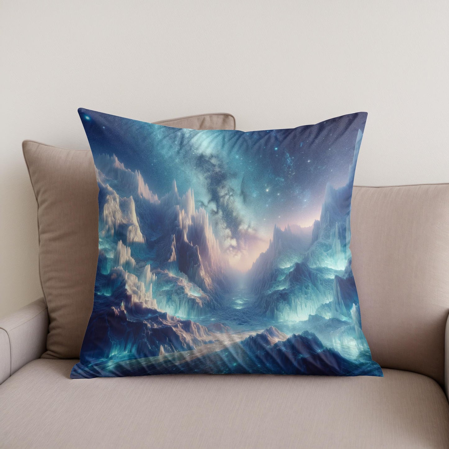 Starry Glacier Cotton Cushion