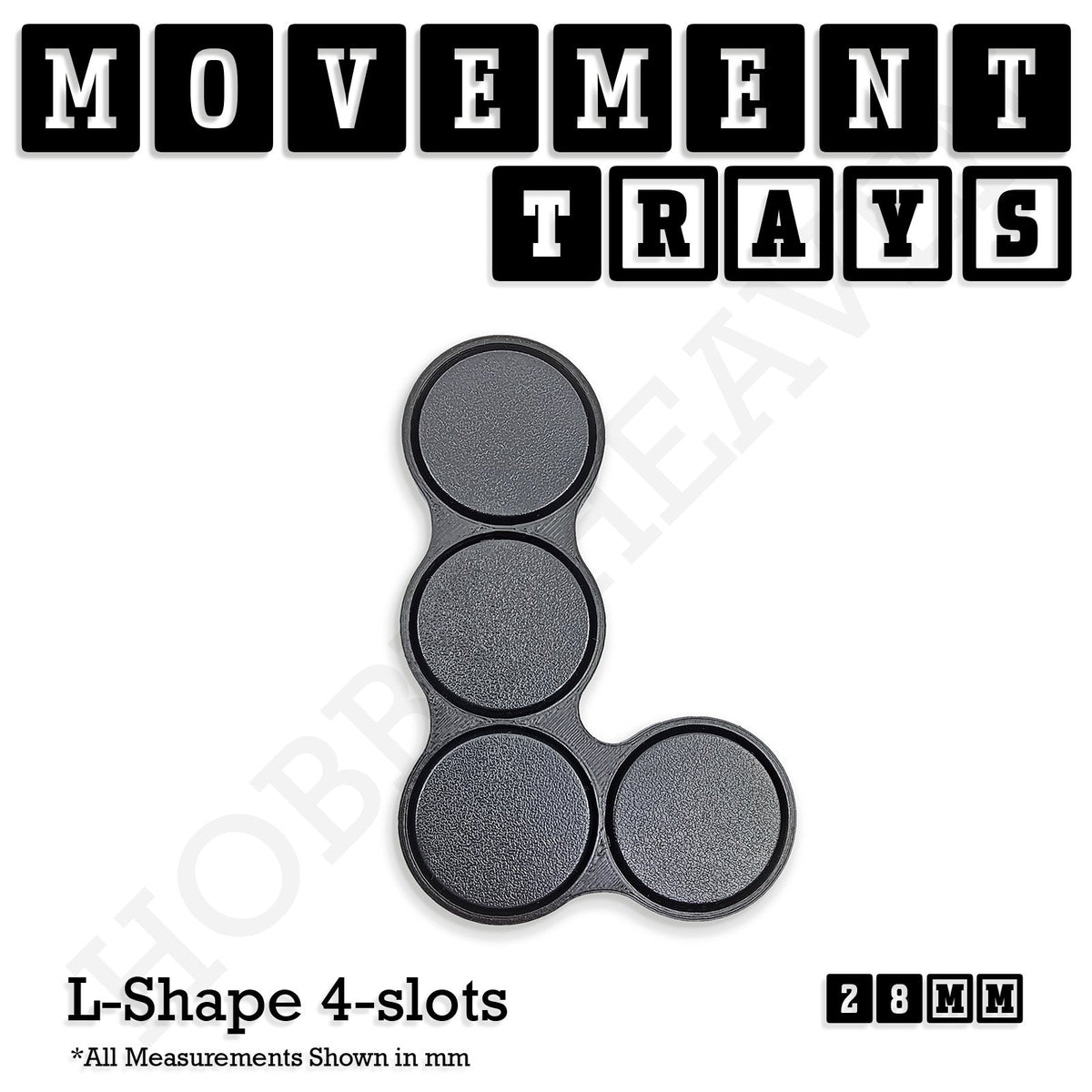 28mm Movement Trays for Tabletop Games | Wargaming | Full Range