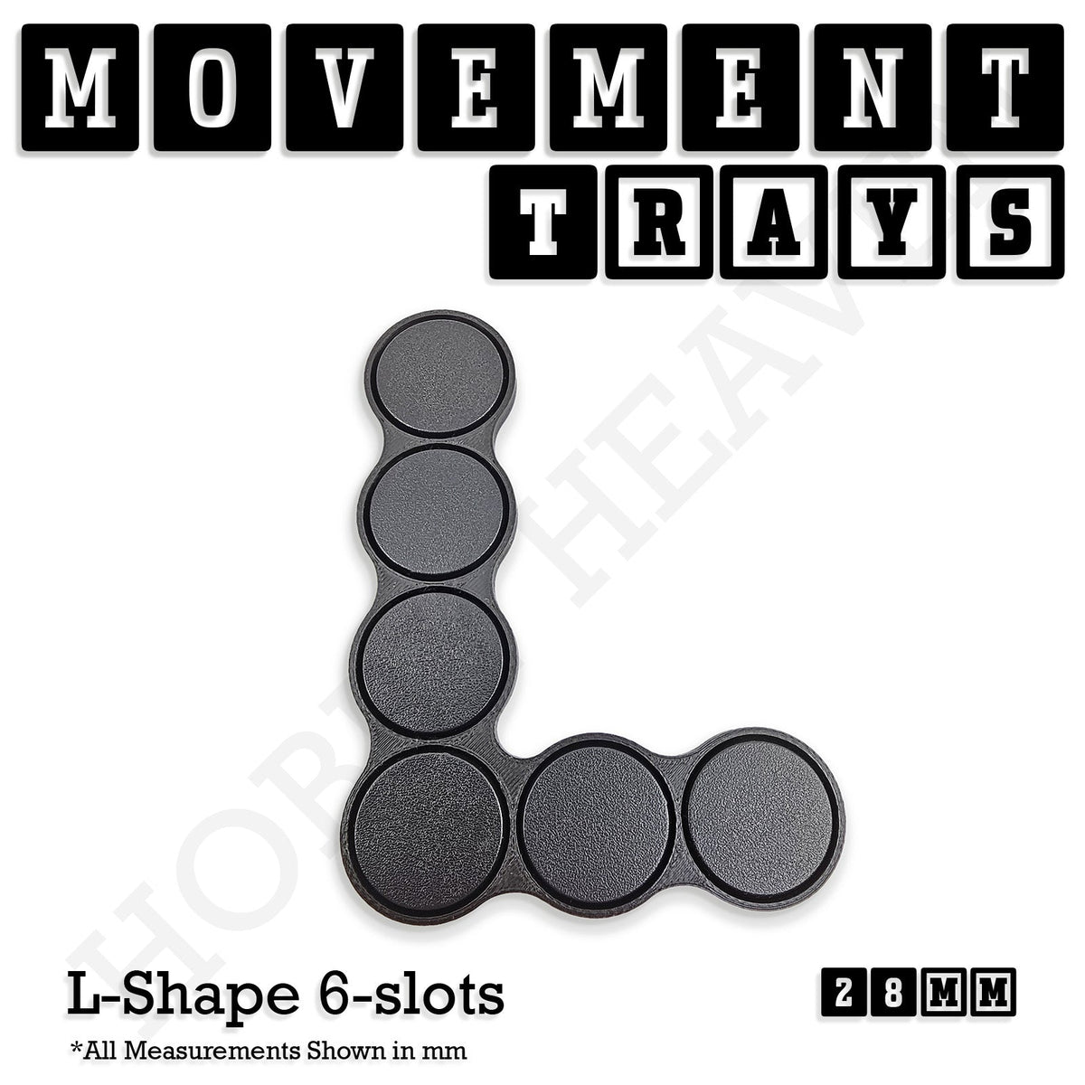 28mm Movement Trays for Tabletop Games | Wargaming | Full Range