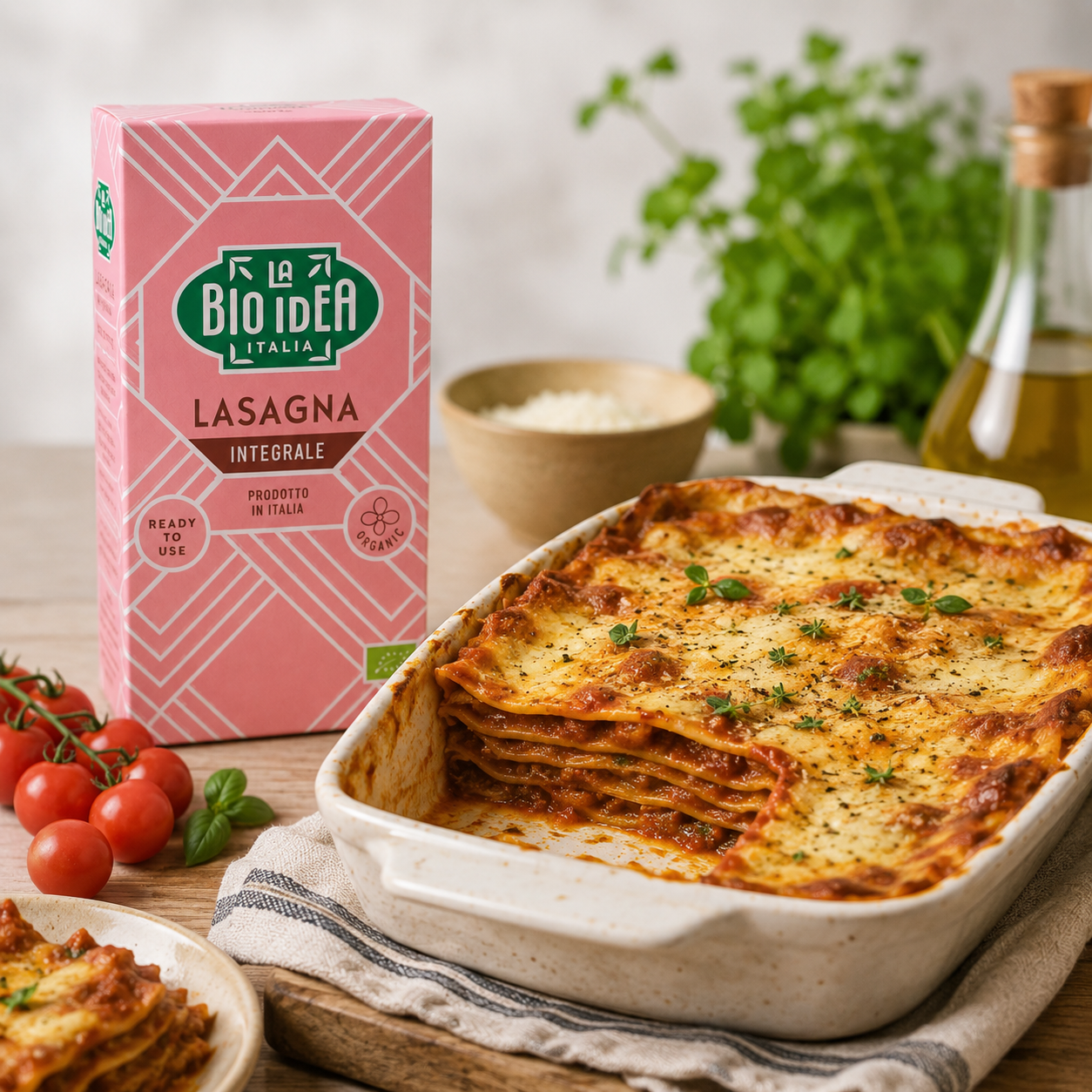 La Bio-Idea Organic Wholewheat Lasagne