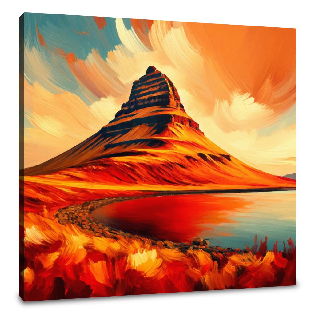 Kirkjufell Warmth Canvas