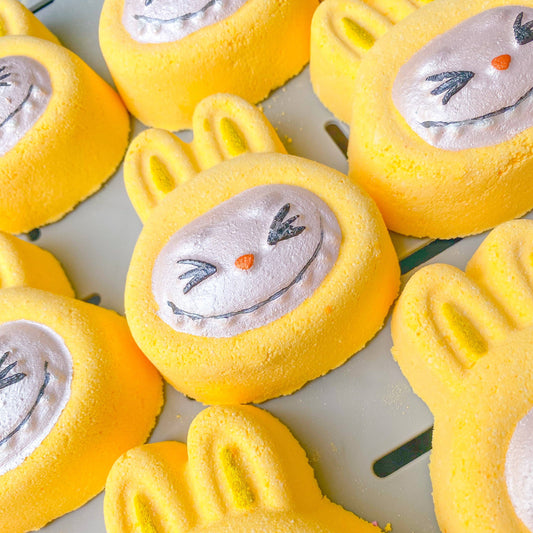 Labu Bath Bomb Yellow – Sherbet Lemon Scent