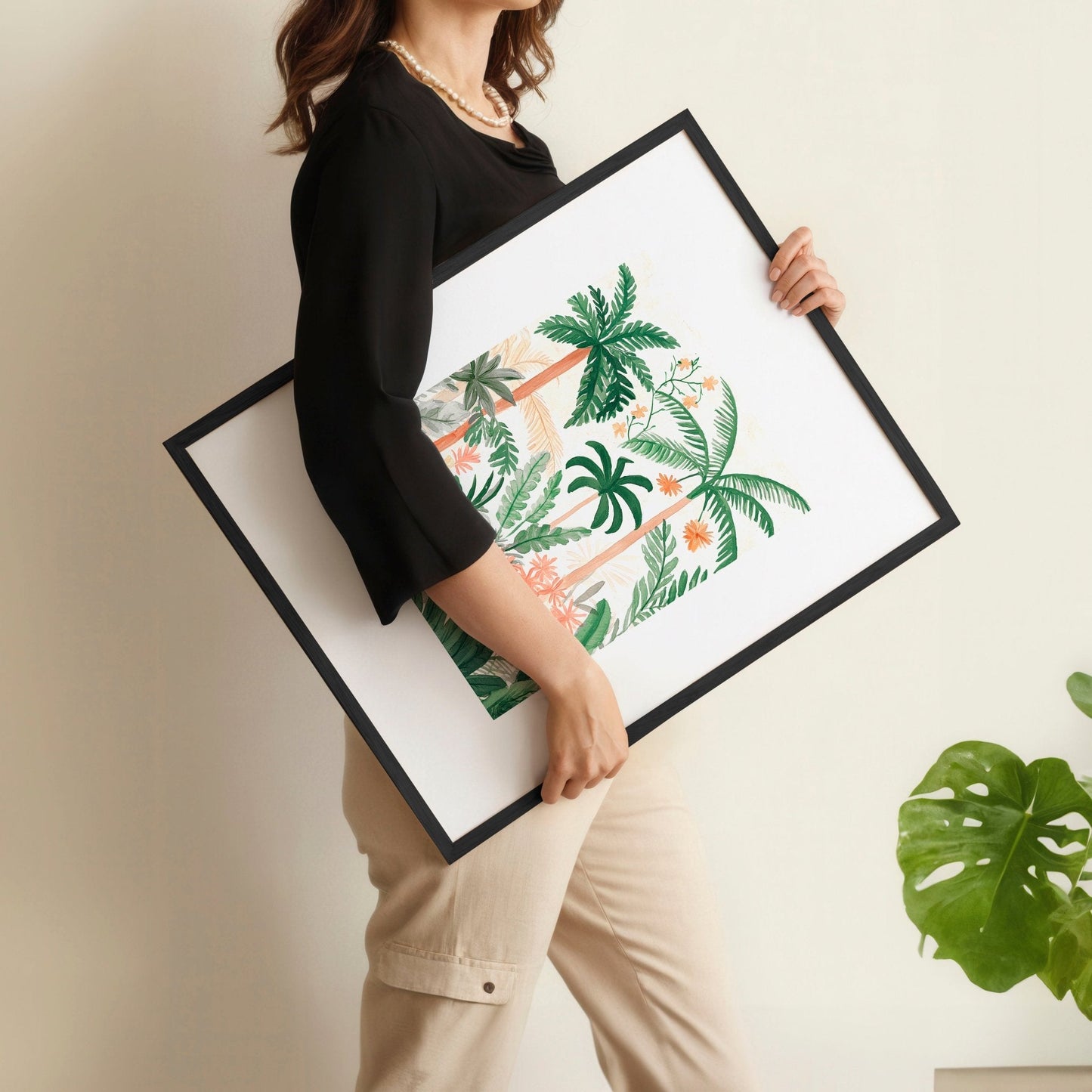 Large Canvas Wall Art For Living Room | Set of 3 Beach Decor Wall art Prints