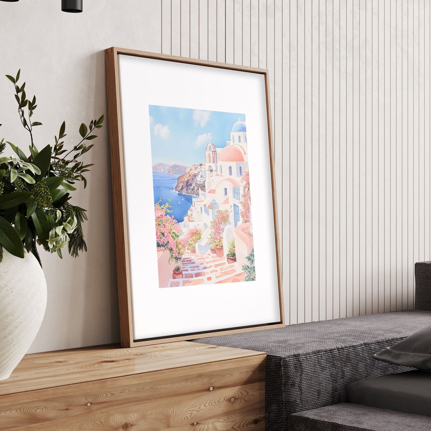 Large Living Room Canvas Art | Set of 3 Beach Decor Wall art Prints