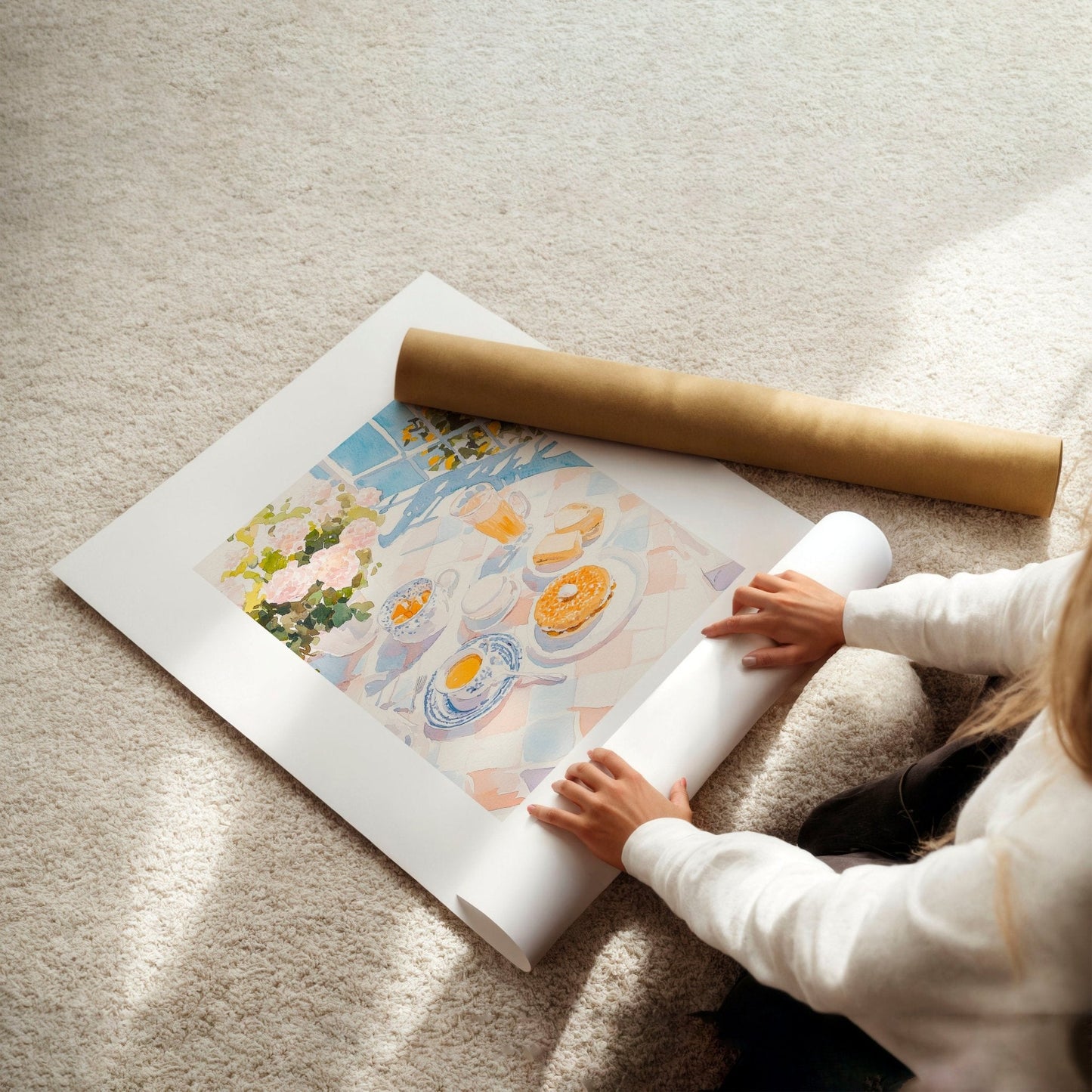 Large Pictures For Wall | Set of 3 Beach Decor Wall art Prints