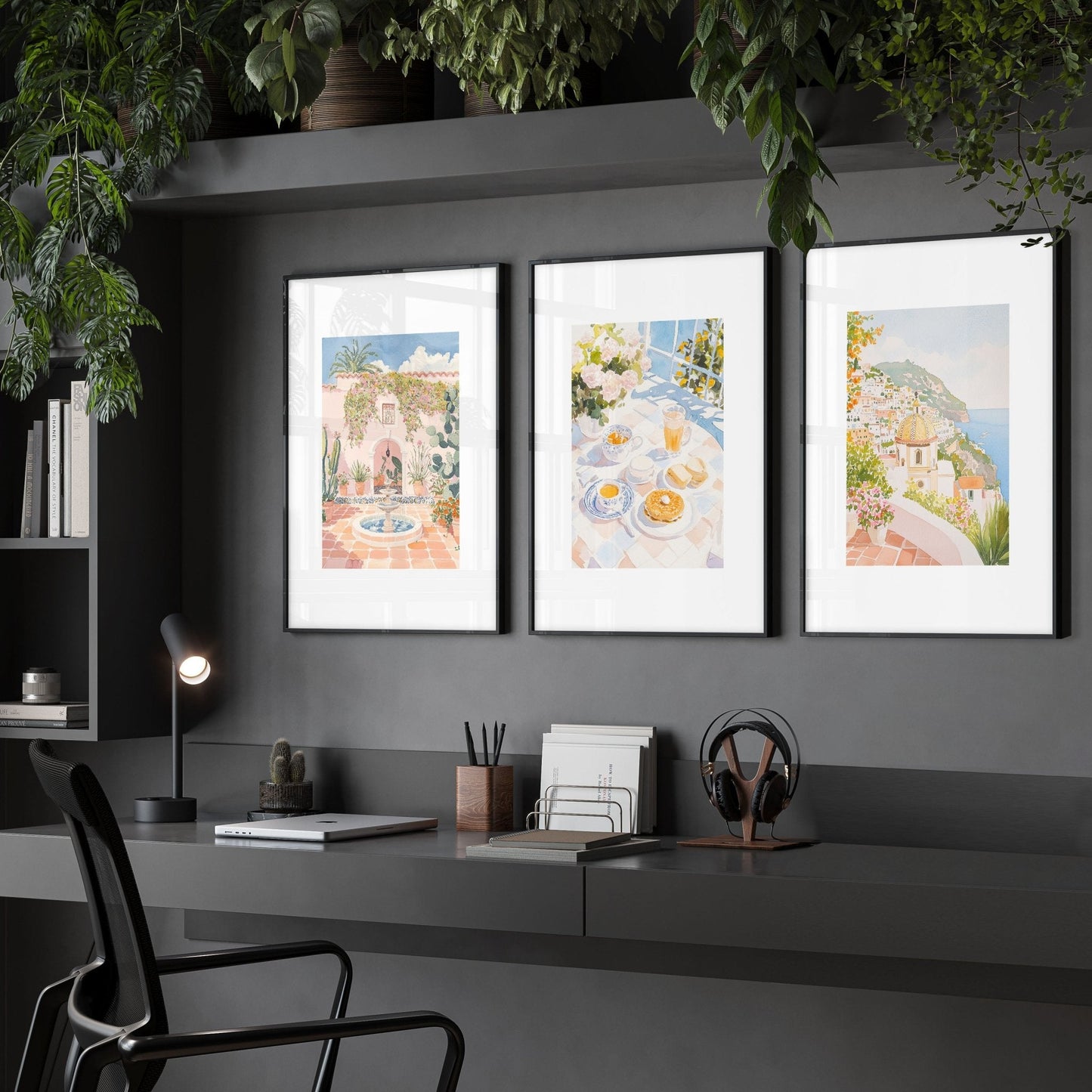 Large Pictures For Wall | Set of 3 Beach Decor Wall art Prints