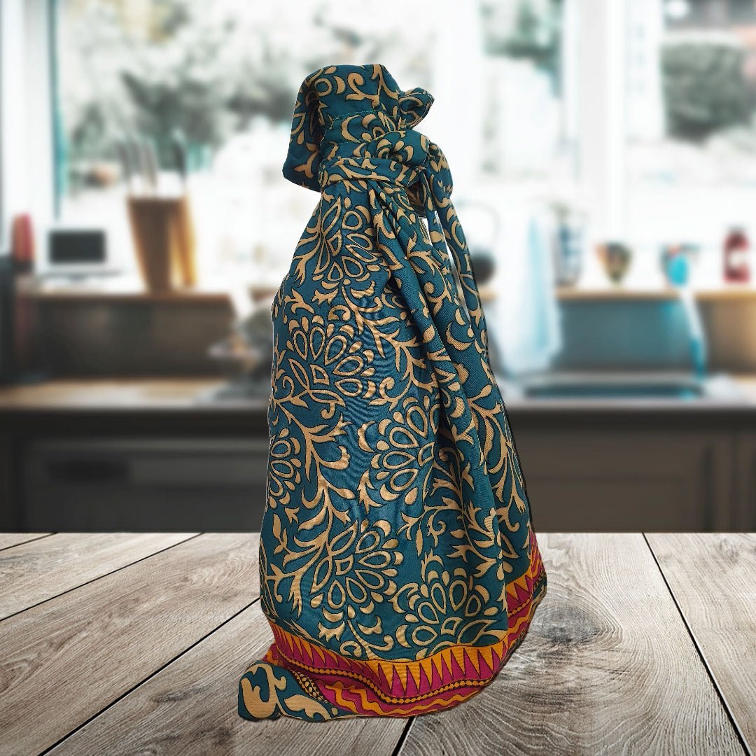 Large sari gift bags with drawstring