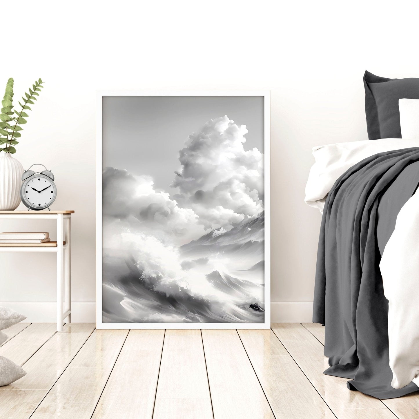 Large Wall Art Canvases | Set of 3 Asian Inspired Wall art Prints