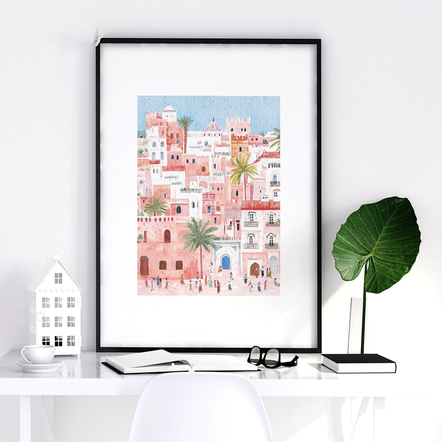 Large Wall Framed Art | Set of 3 Beach Decor Wall art Prints