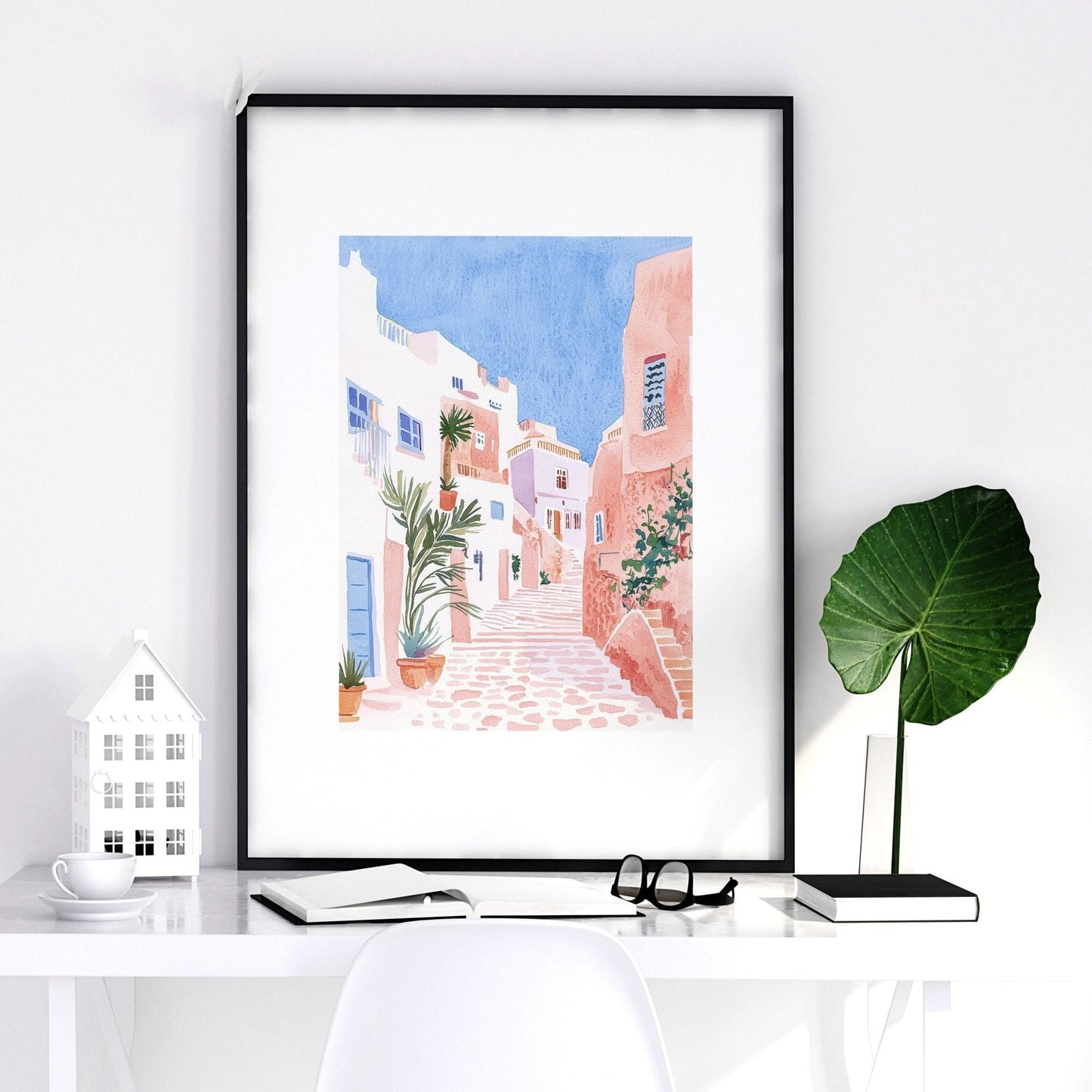 Large Wall Framed Art | Set of 3 Beach Decor Wall art Prints