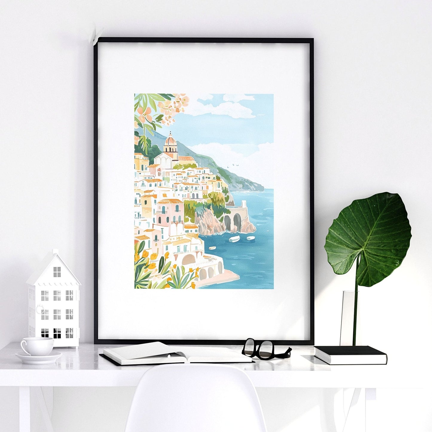 Large Wall Pictures | Set of 3 Beach Decor Wall art Prints