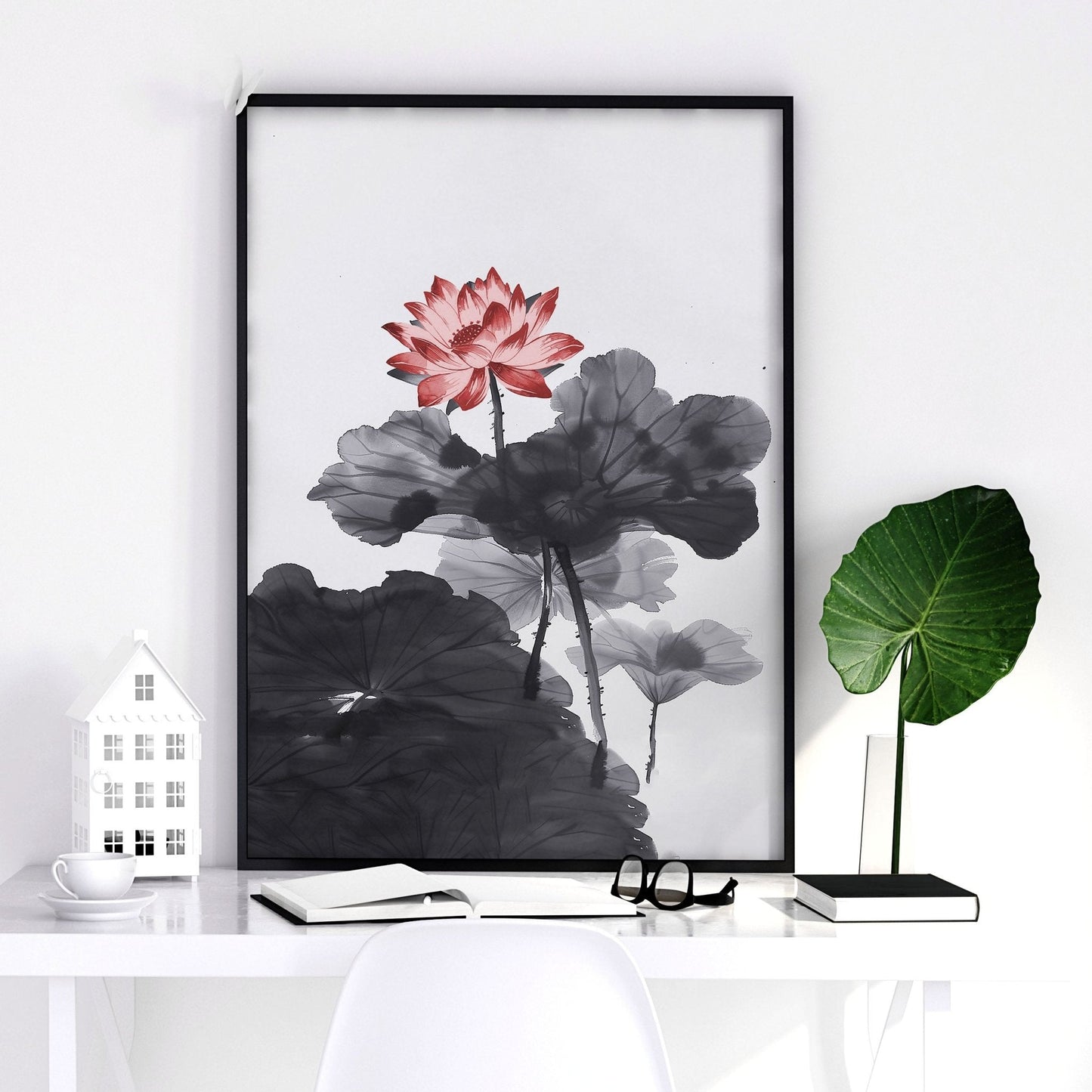 Large Wall Posters | Set of 3 Asian Inspired Wall art Prints