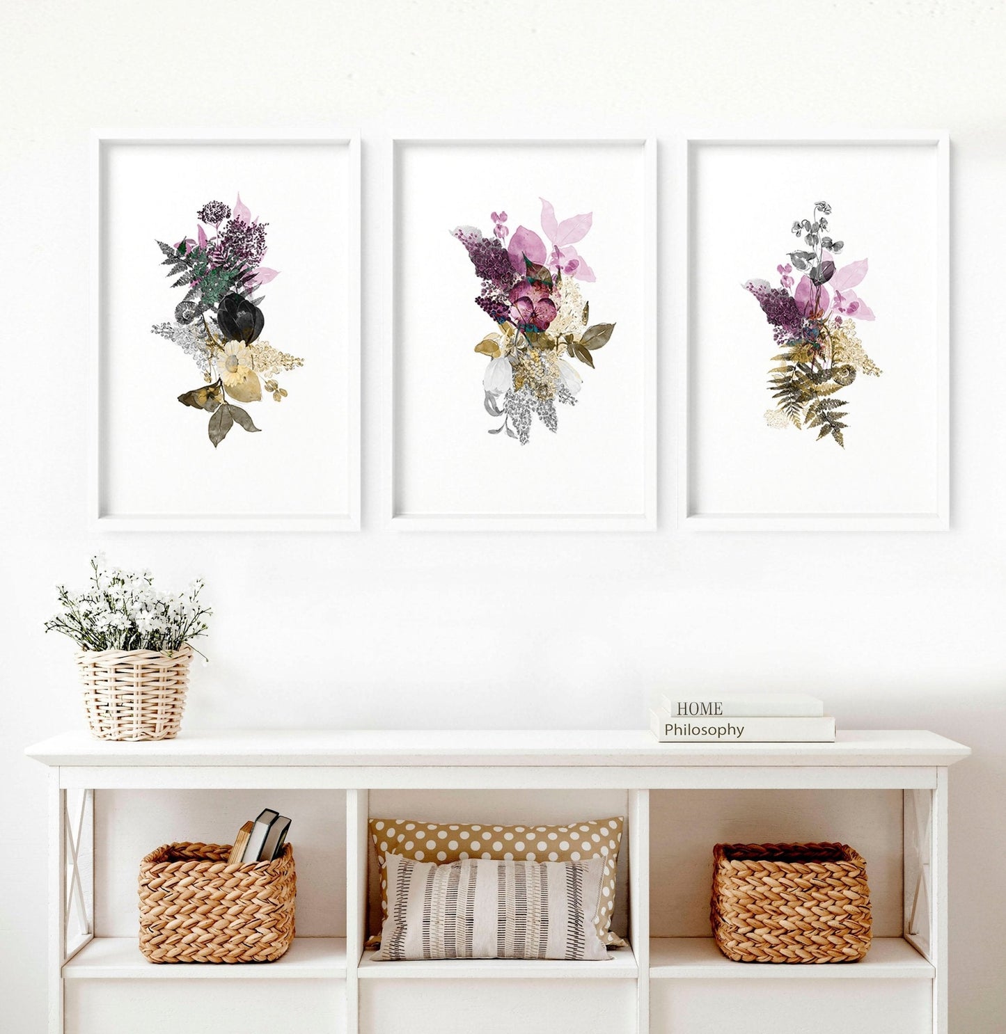Large wall prints | set of 3 wall art for living room
