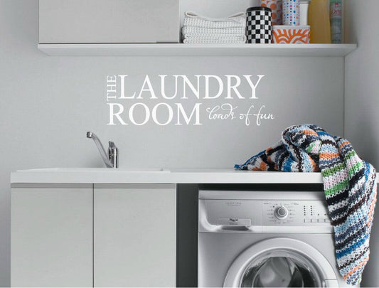 Laundry Room Decal Quote