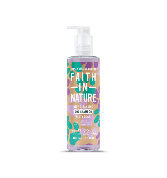Lavender Dog Shampoo 400ml – 99.5% Natural Origin, pH Balanced