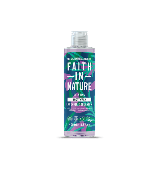 Lavender & Geranium Body Wash 400ml – 99.5% Natural Origin