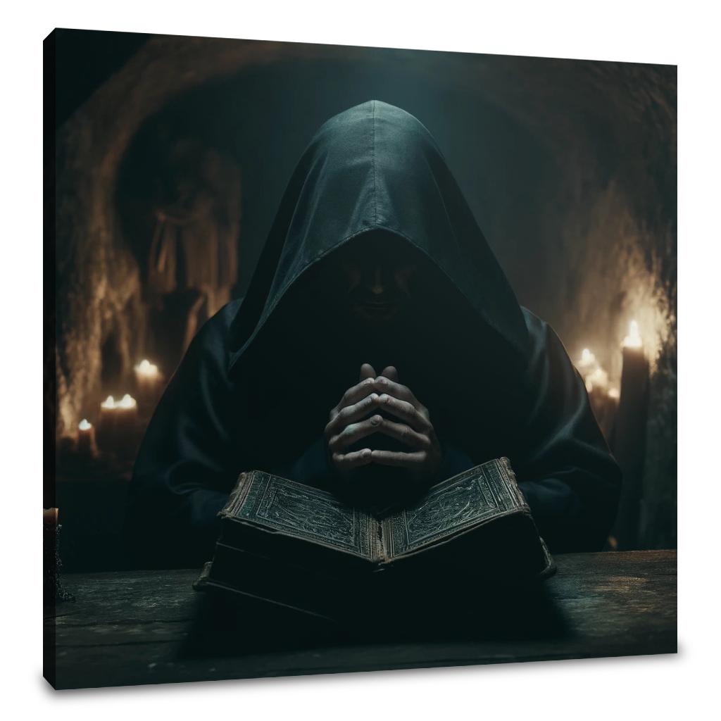Monastery of Shadows Canvas