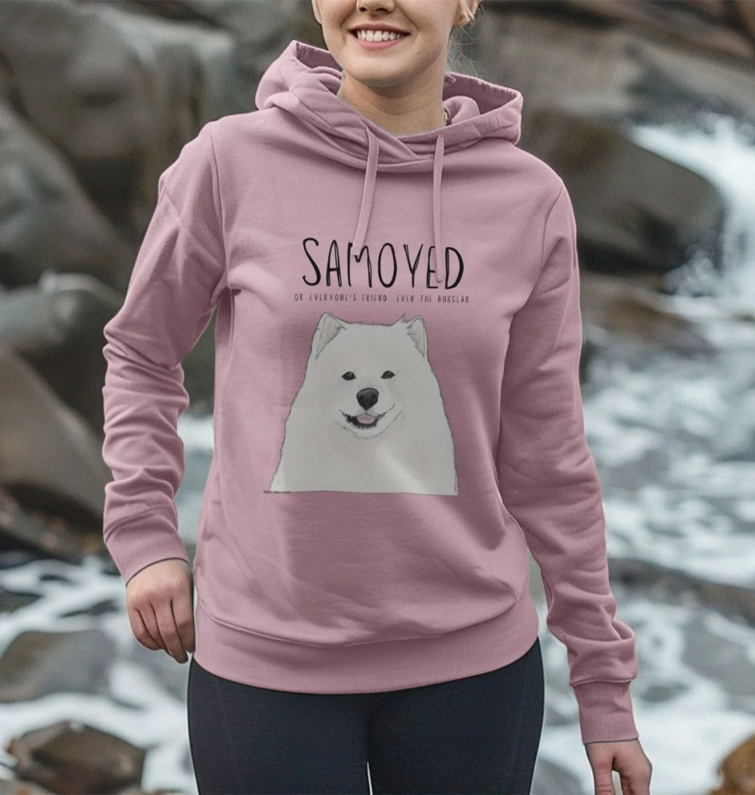 Too Cute to Guard the House – Samoyed Hoodie for Dog Lovers