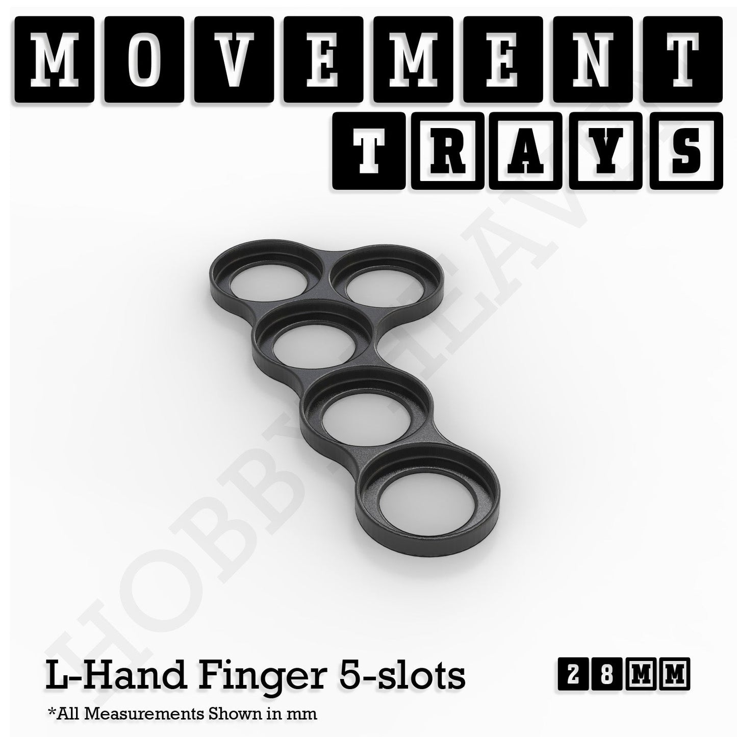 28mm Movement Trays for Tabletop Games | Wargaming | Full Range