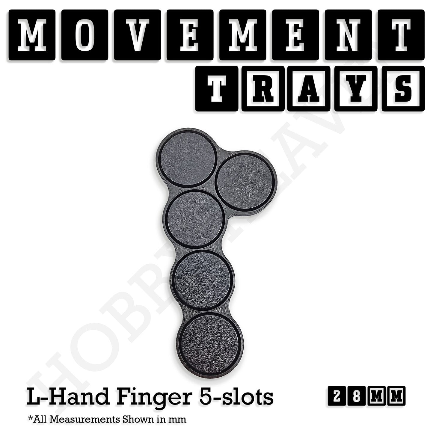 28mm Movement Trays for Tabletop Games | Wargaming | Full Range