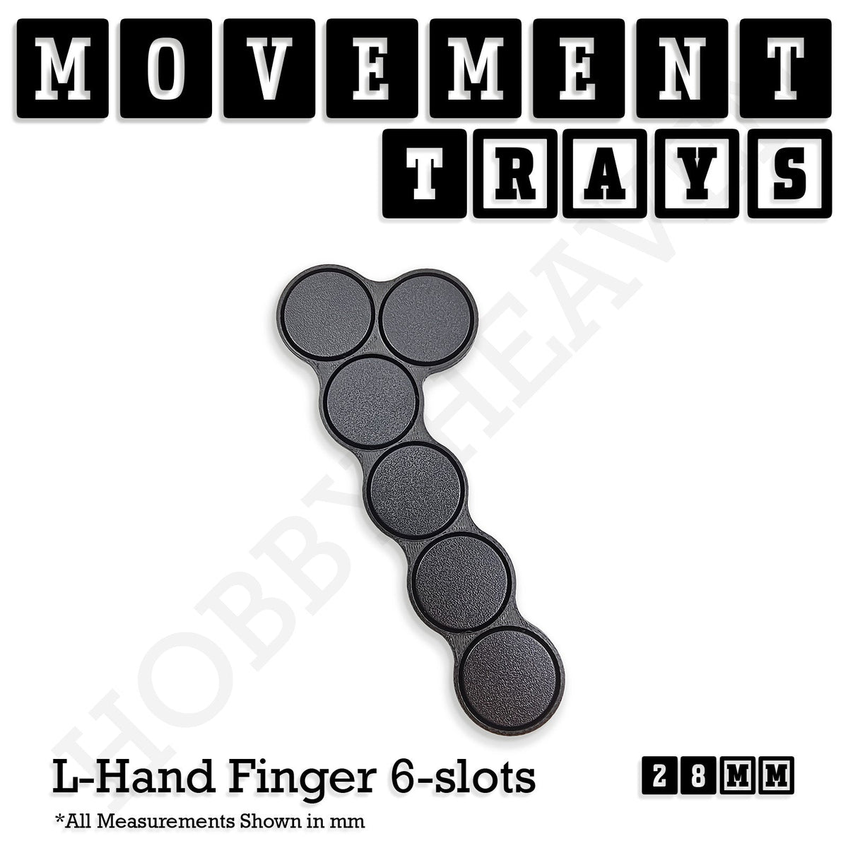 28mm Movement Trays for Tabletop Games | Wargaming | Full Range