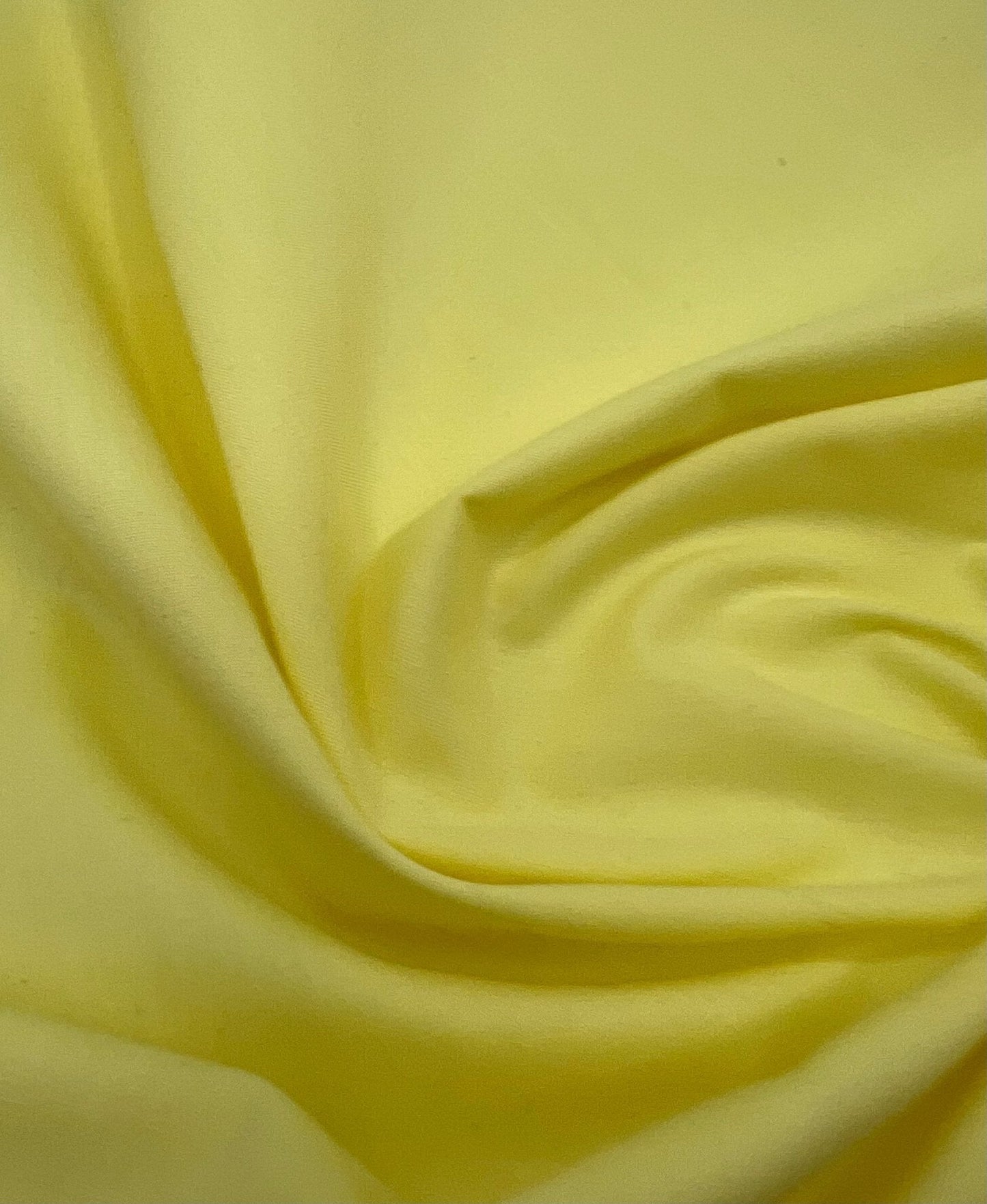Lemon Plain Polycotton 105 GSM 80/20 44 Inch Non Stretch