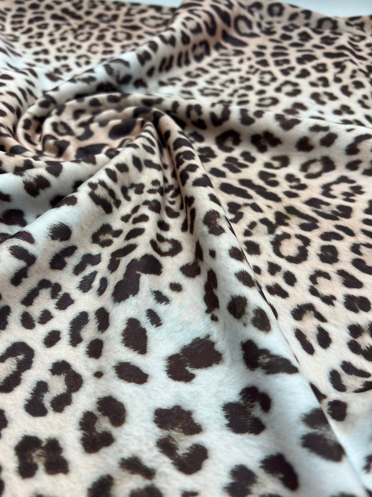 Leopard Animal Swimwear / Sportswear 4 Way Stretch Fabric