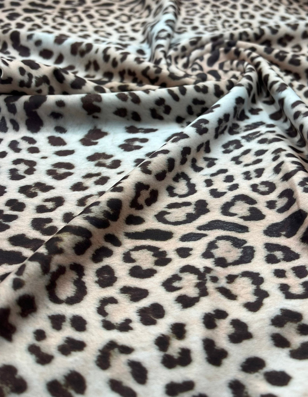 Leopard Animal Swimwear / Sportswear 4 Way Stretch Fabric
